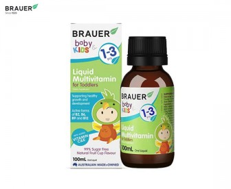 Brauer 蓓澳儿 婴幼儿复合维生素滴剂 100毫升【1-3岁适用】 Brauer 蓓澳儿 婴幼儿复合维生素滴剂 100毫升【1-3岁适用】